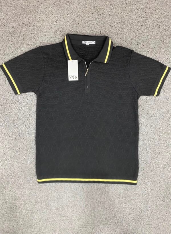 Polo de Tricô Premium com Zíper