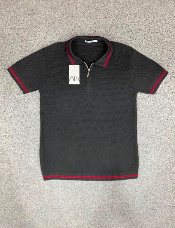 Polo de Tricô Premium com Zíper
