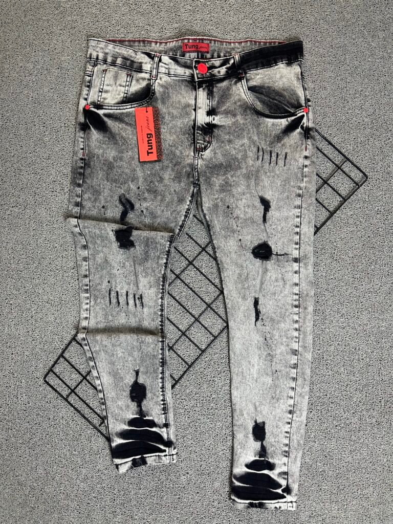 Calça Jeans Jogador Cinza