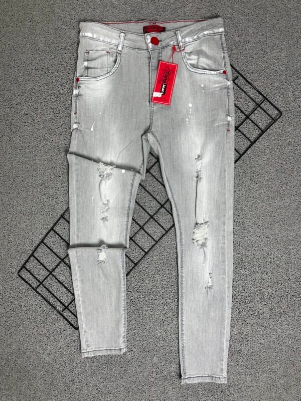 Calça Jeans Jogador Cinza