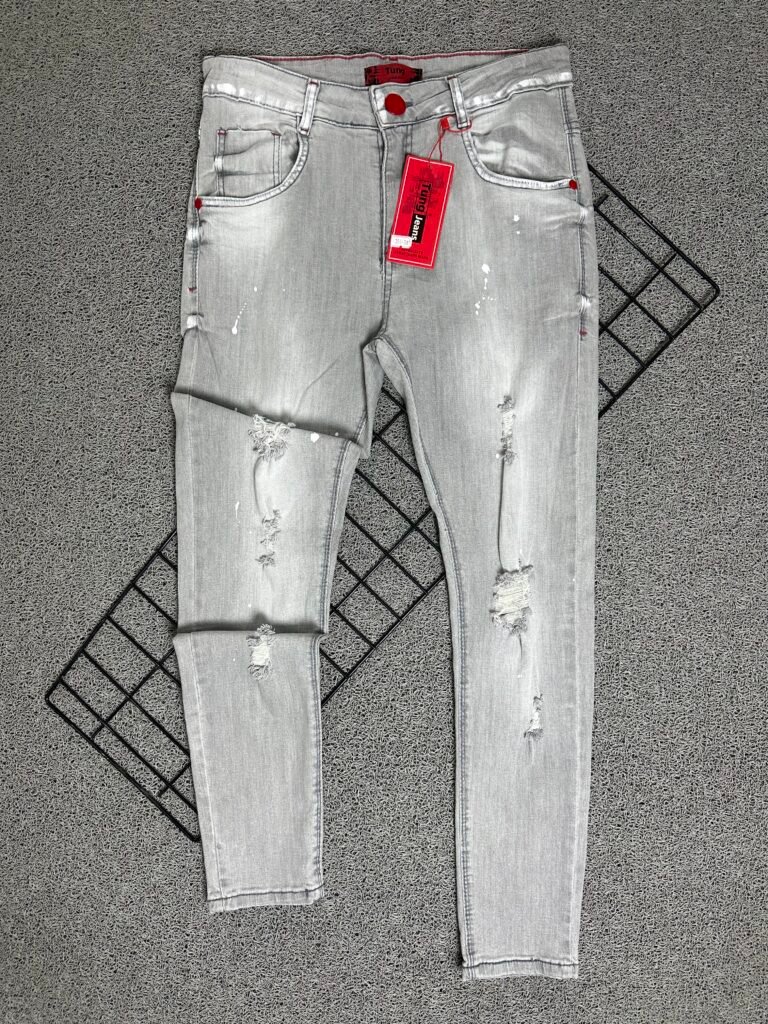 Calça Jeans Jogador Cinza