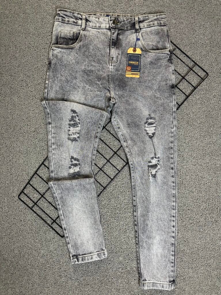 Calça Jeans Jogador Cinza