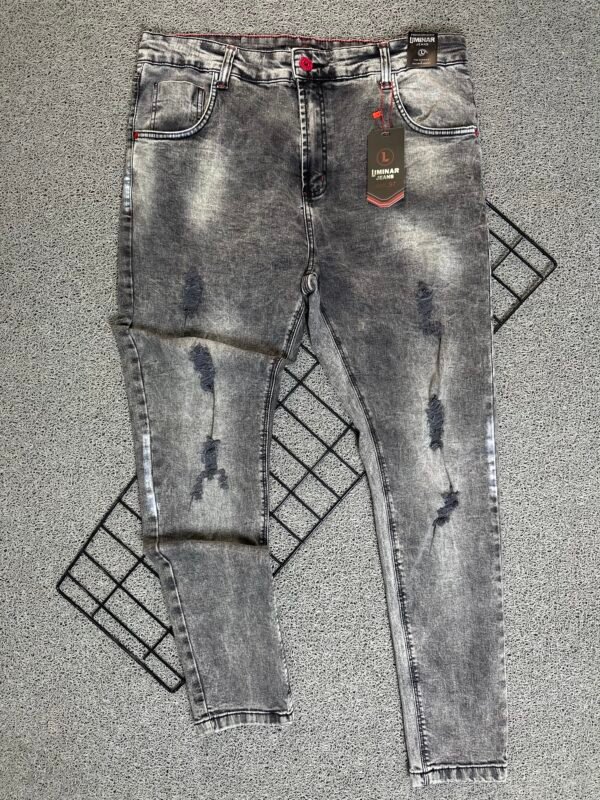 Calça Jeans Jogador Cinza