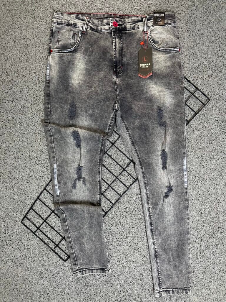 Calça Jeans Jogador Cinza