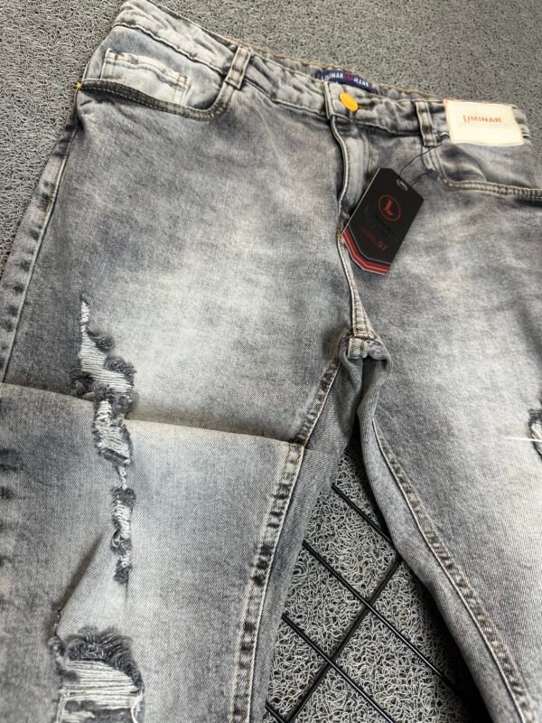 Calça Jeans Jogador Cinza