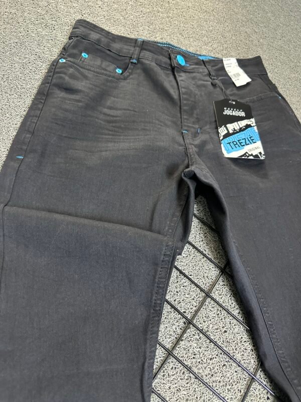 Calça Jeans Jogador Preta