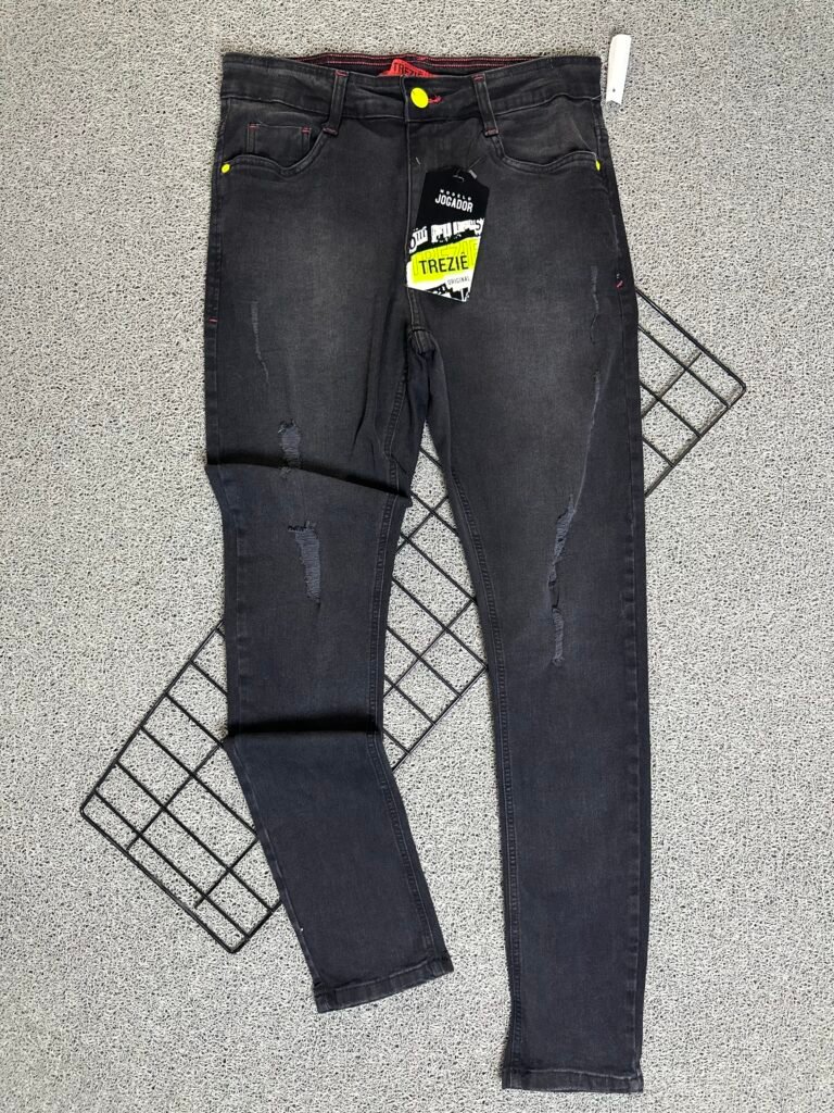 Calça Jeans Jogador Preta