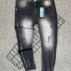Calça Jeans Jogador Cinza/Preta