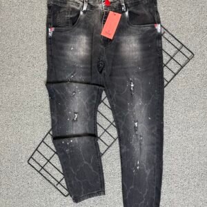 Calça Jeans Jogador Cinza Escuro