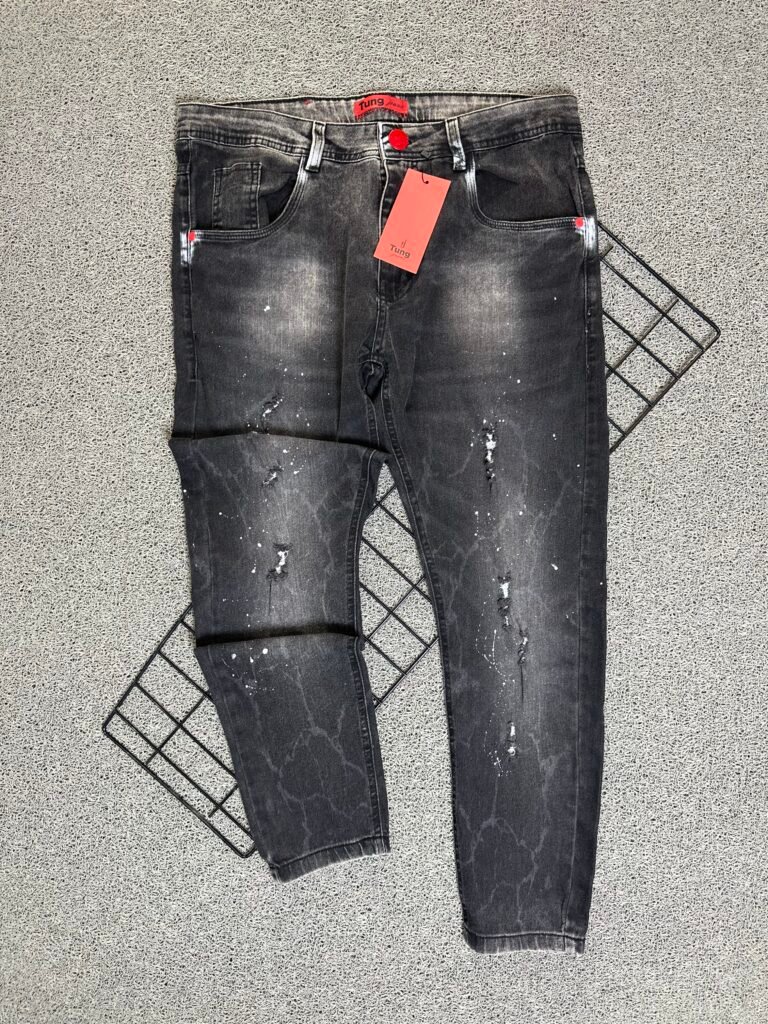 Calça Jeans Jogador Cinza Escuro