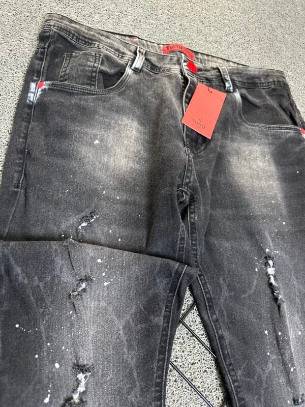 Calça Jeans Jogador Cinza Escuro